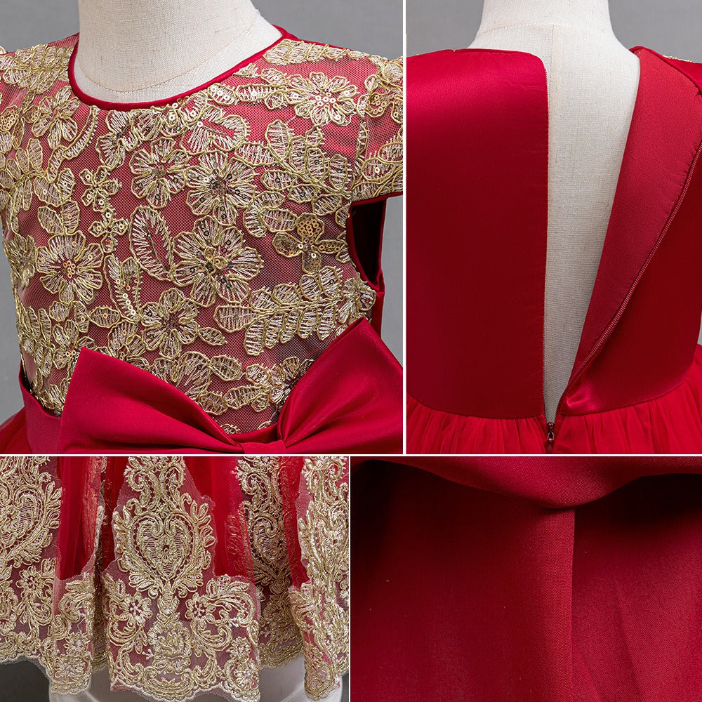 Elegant Flower Girl Dresses for Wedding Ceremonies, quinceañera, event, party, Sweet Style