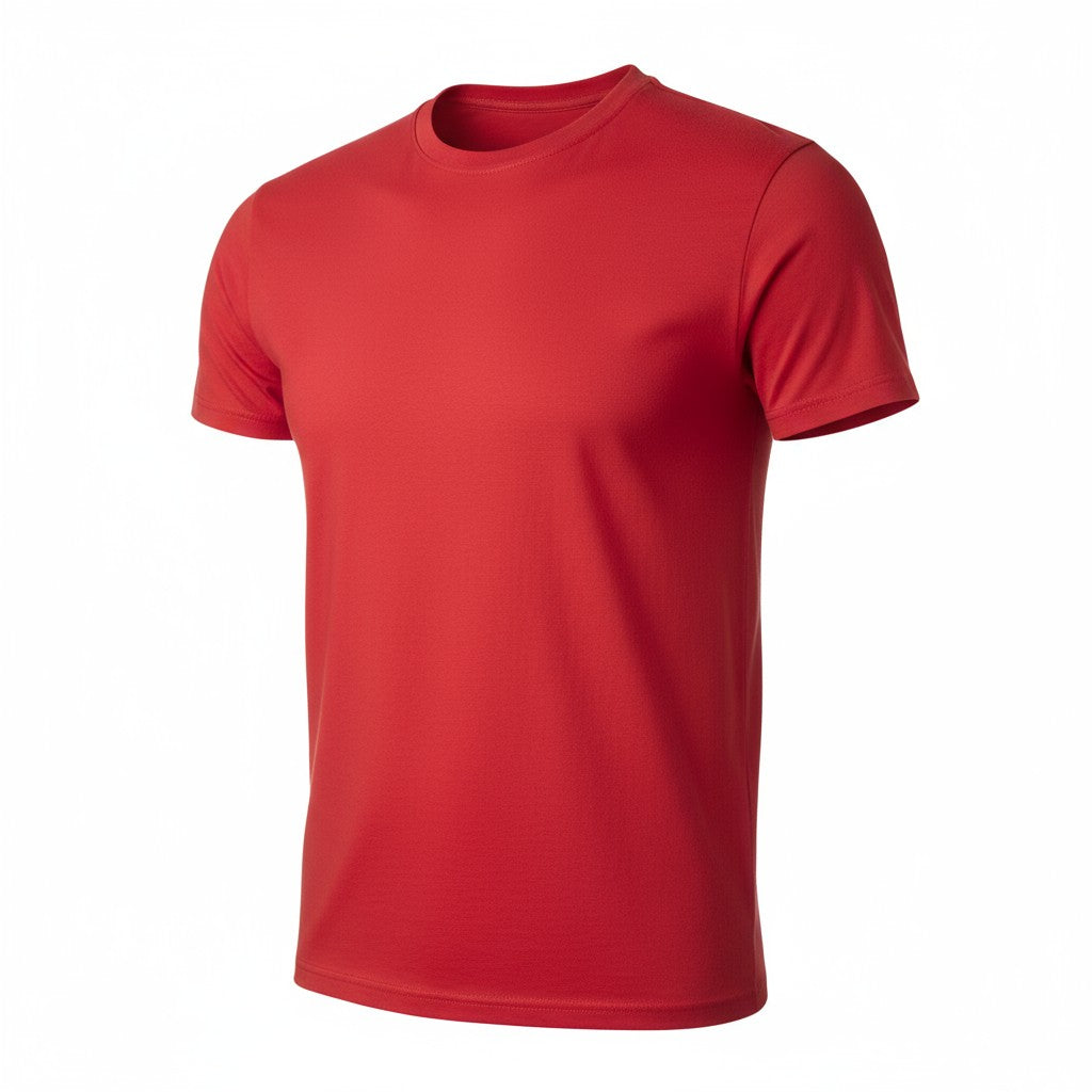 Red T-shirt for Adults – Ideal for Customization and DIY