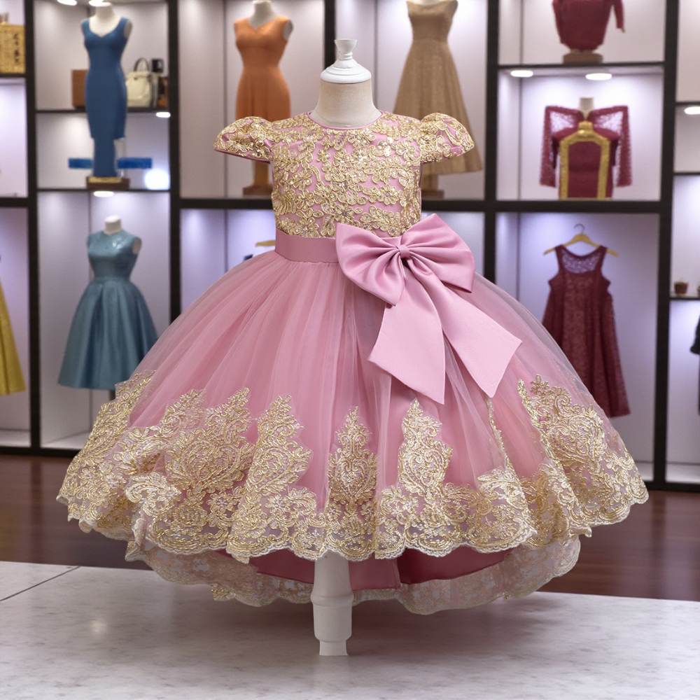 Elegant Flower Girl Dresses for Wedding Ceremonies, quinceañera, event, party, Sweet Style